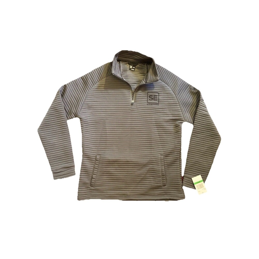 Spyder Capture Quarter Zip Fleece Jacket Men’s Large Gray Pullover Soft Shell